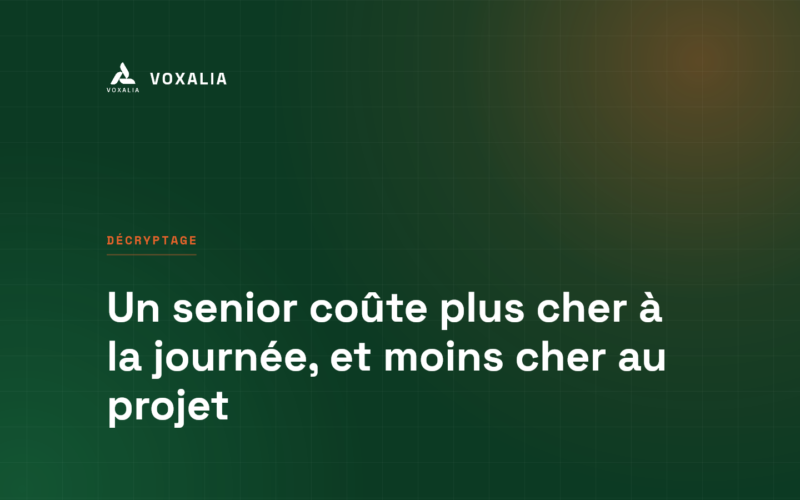 Consultant senior ou junior : le TJM contre le coût réel du projet