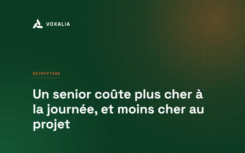 Consultant senior ou junior : le TJM contre le coût réel du projet