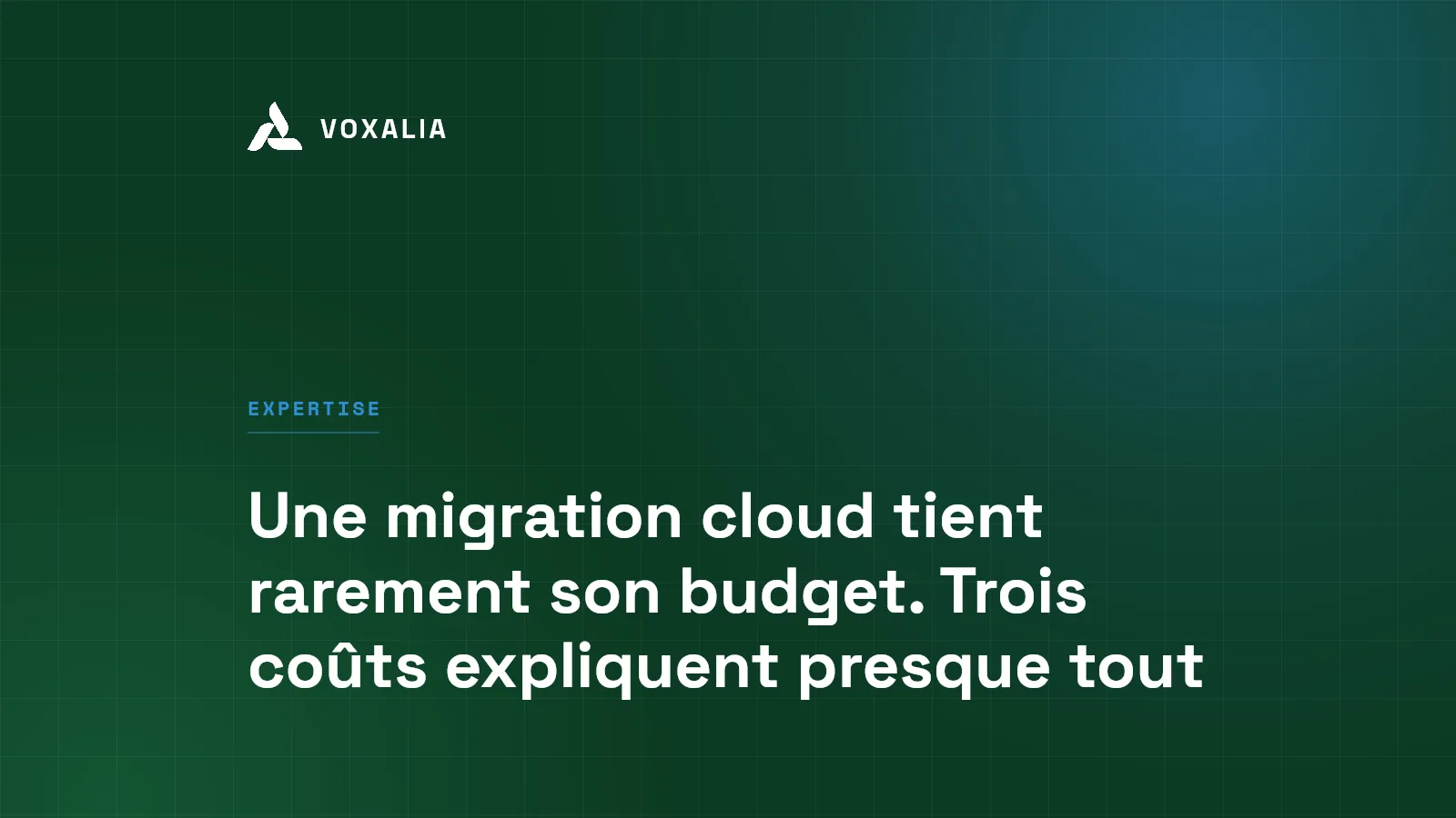 Coût réel d'une migration cloud et les postes que le budget oublie