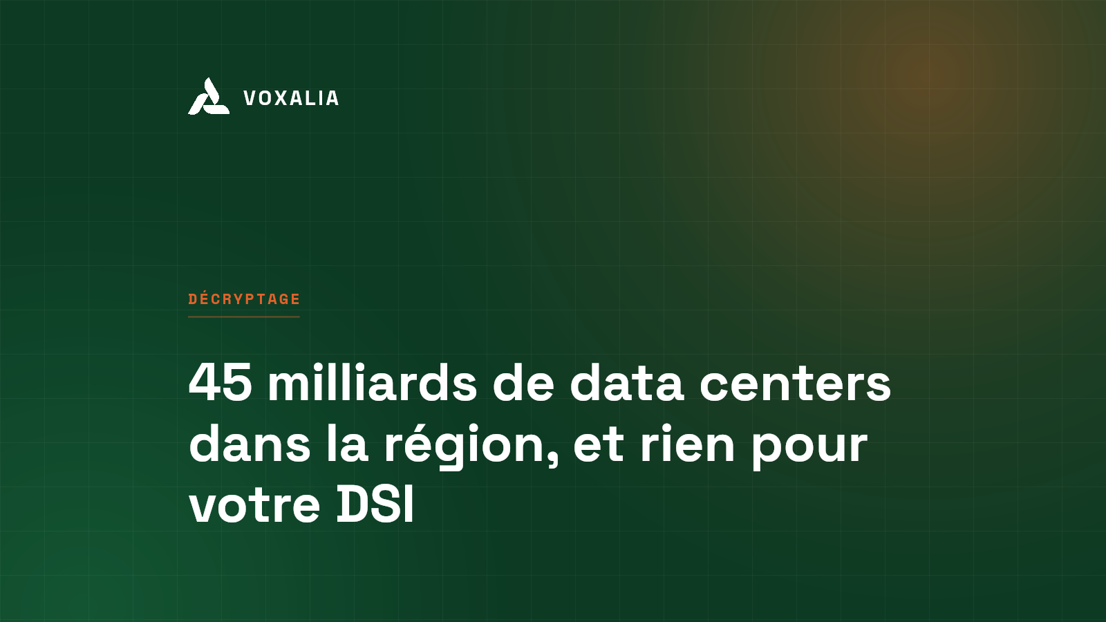 Data center IA en Hauts-de-France, ce que ça change pour les DSI