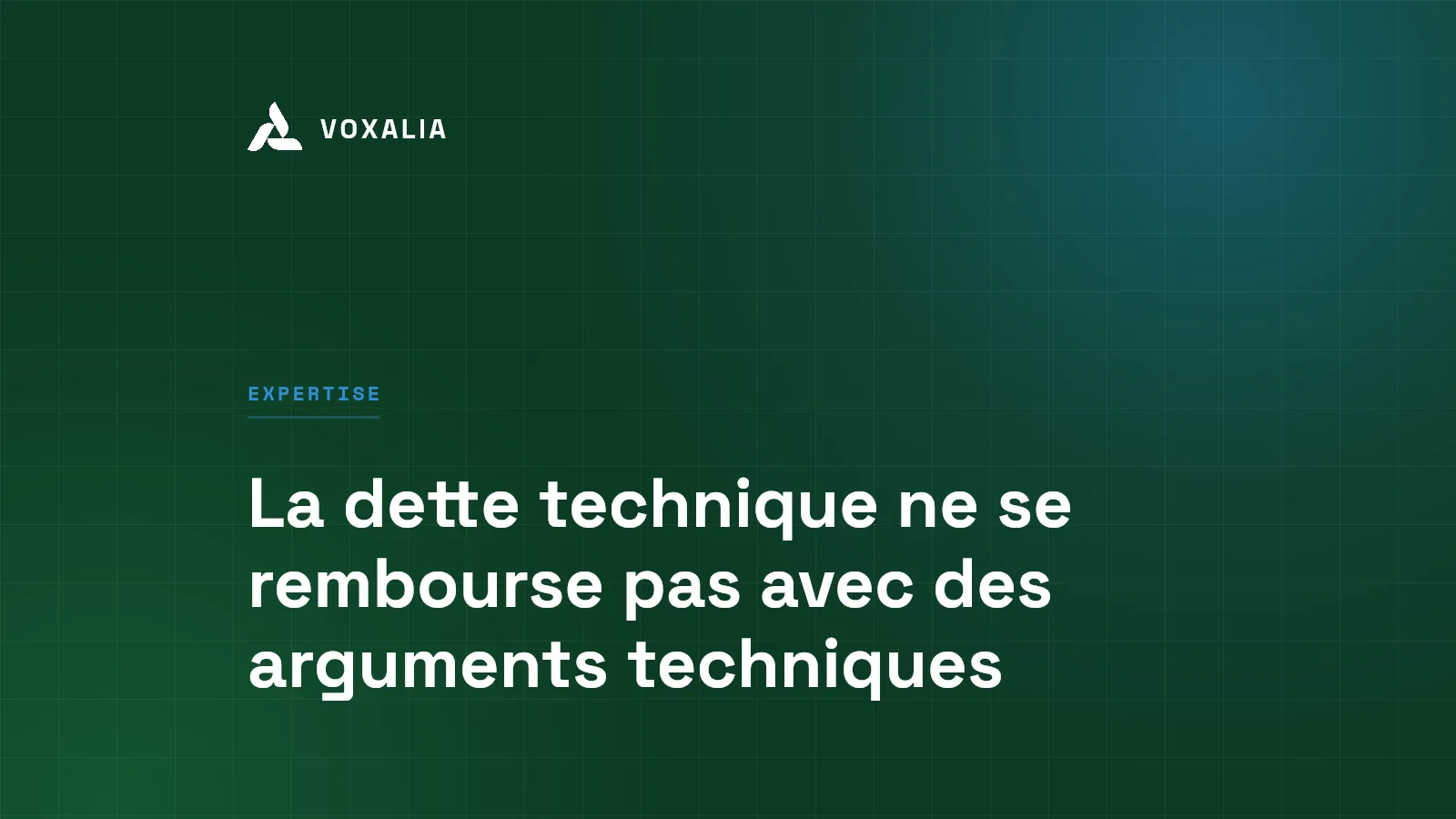 Chiffrer la dette technique pour obtenir son financement