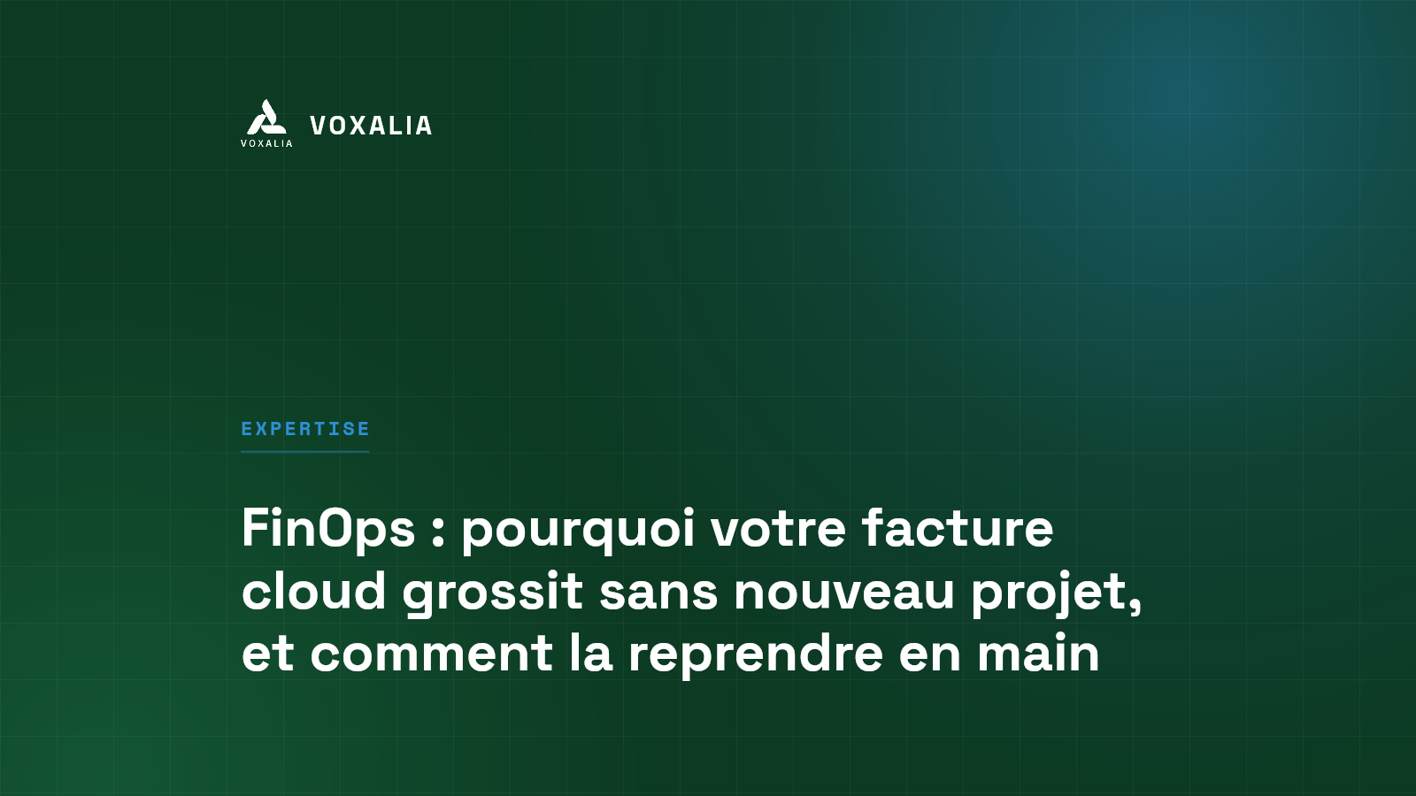 FinOps : méthode en quatre semaines pour réduire la facture cloud