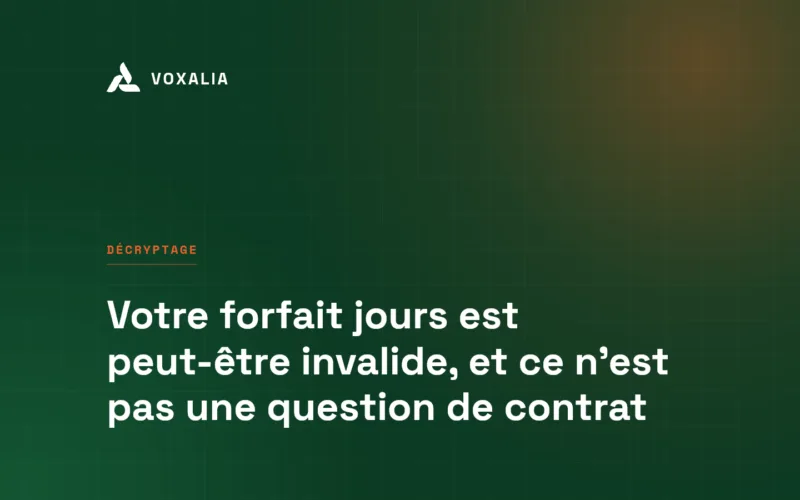 Forfait jours sous convention Syntec, conditions de validité et obligations