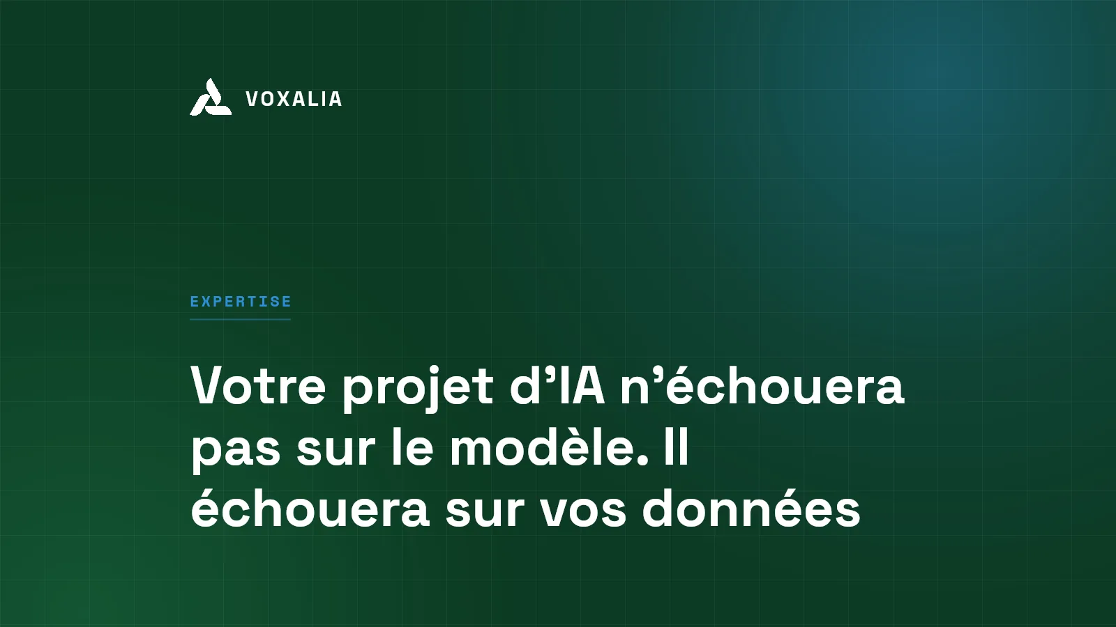 Gouvernance des données, préalable indispensable à tout projet d'IA