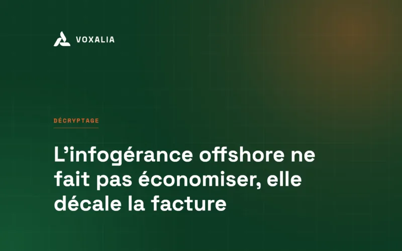 Infogérance offshore, le coût réel d'une délocalisation informatique sur trois ans