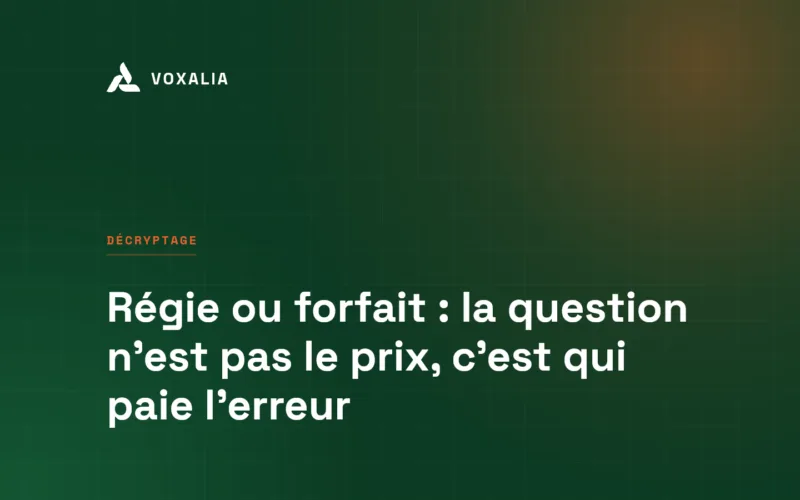 Régie ou forfait, comparaison des deux modèles de prestation informatique