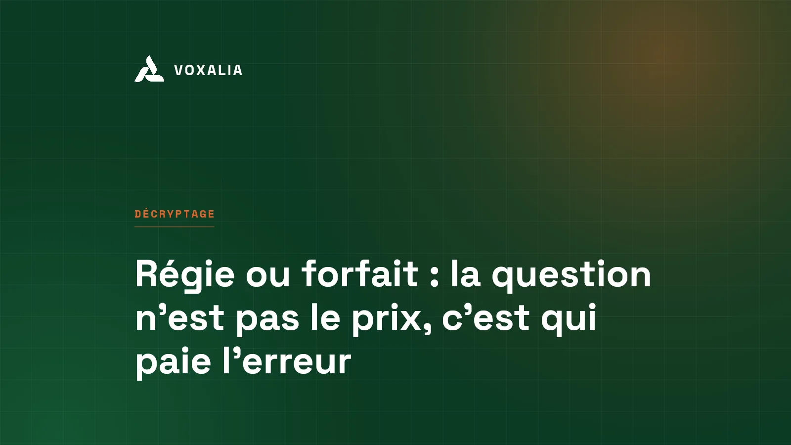 Régie ou forfait, comparaison des deux modèles de prestation informatique