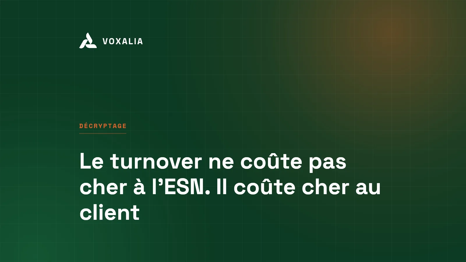 Turnover en ESN, le coût réel supporté par le client d'une prestation