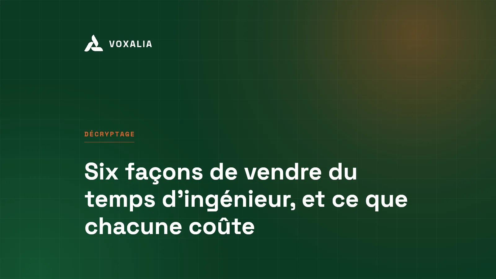 Types d'ESN, comparatif des modèles économiques du marché français